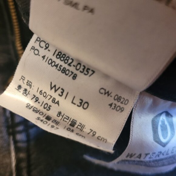 Levi's 721Women's Size 31x30 High-Rise Skinny Denim Jeans Black 18882-0357 - Picture 6 of 6